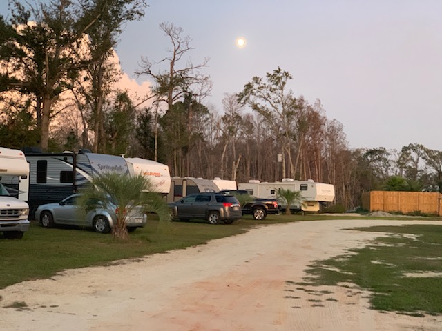 WeWa RV Park overview with spacious sites